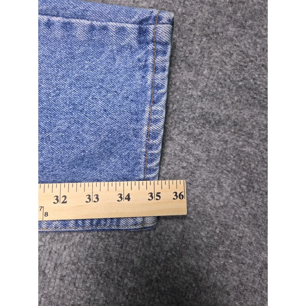 Vintage Levi's 505 Regular Fit Jeans Mens W32 L36 Blue Made in USA 90s Denim - Picture 10 of 13